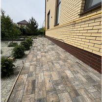 Укладка тротуарной брусчатки под ключ, Краснодар