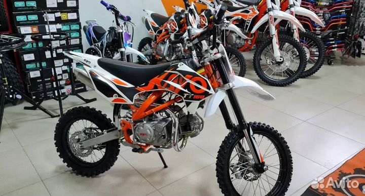 Питбайк kayo TT160 17/14 KRZ (механ. сцепл., кикст