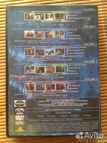 Звездные врата сг-1 (сезон 10) DVD-Video