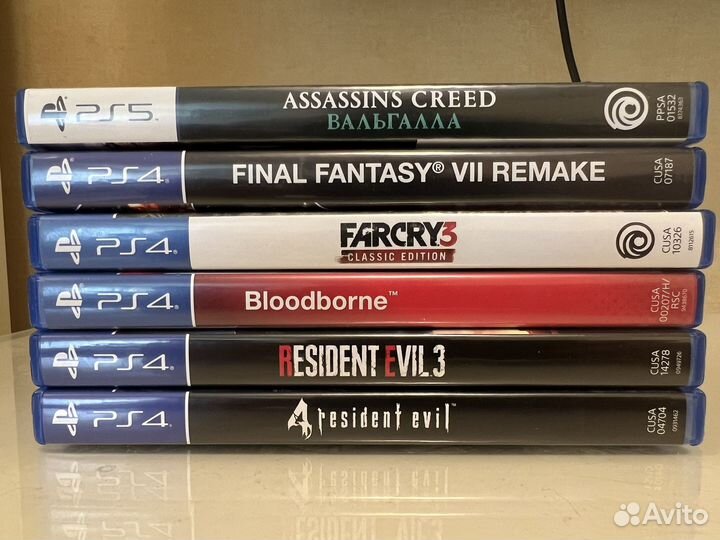 Диски ps4 и ps5
