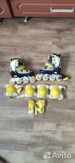 Роликовые коньки детские раздвижные