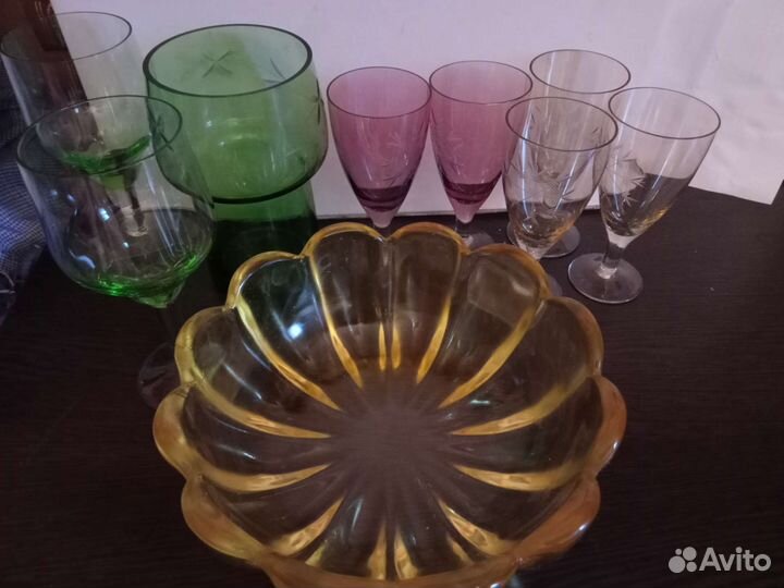 Фужеры и рюмки стекло