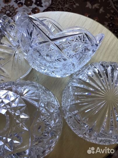 Салатники хрустальные СССР