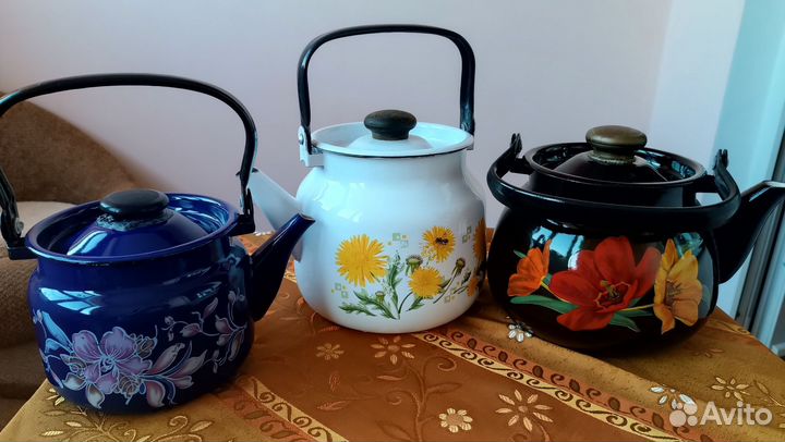 Заварочный чайник, для кипячения воды. Б/у