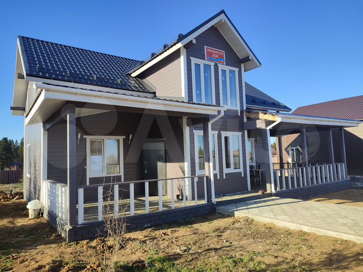 Дом 196 м² на участке 10 сот.