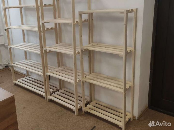 Стеллаж деревянный