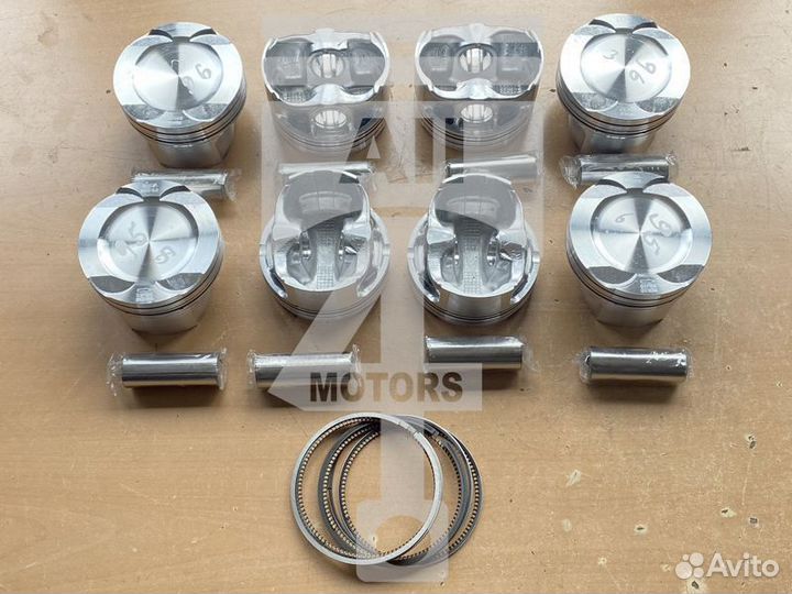 Поршень с кольцами и пальцем epns0107 STD BMW N63