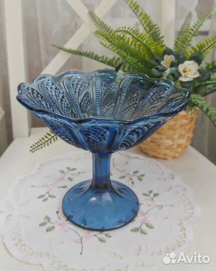 Фруктовница на ножке СССР