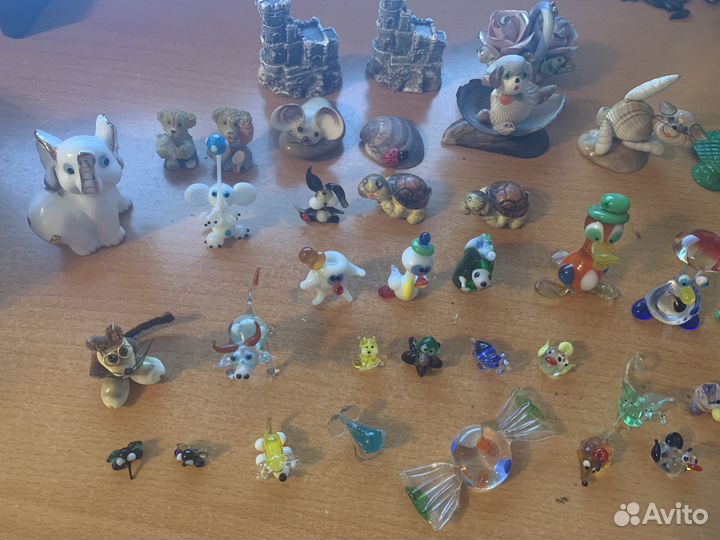 Продам стеклянные миниатюрки
