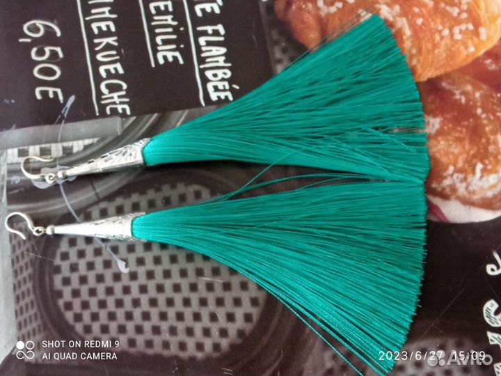 Серьги кисти