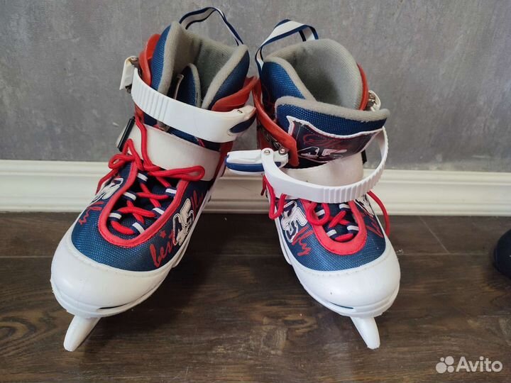 Коньки 30-33 раздвижные