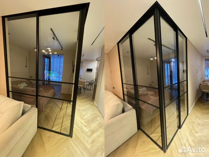 Межкомнатные перегородки, стеклянные перегородки