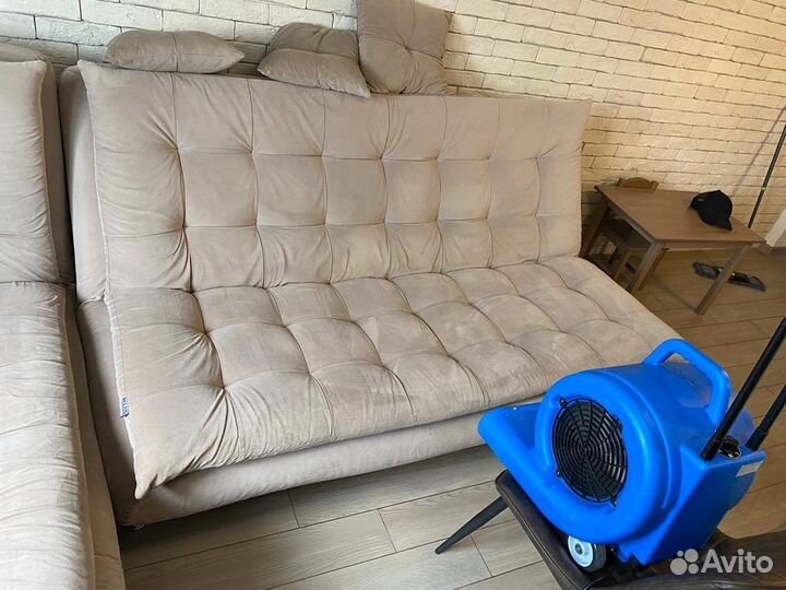 Химчистка мебели дома в кафе в гостинице