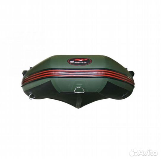 Лодка пвх Кайман N-380 оливковый зеленый