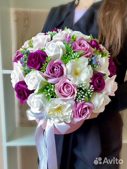 Букет мыльных цветов