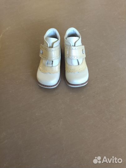 Ботинки кожаные