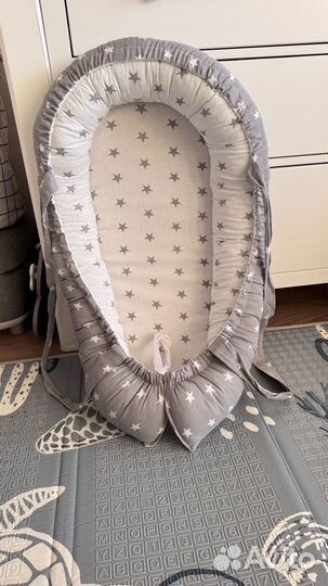 Кокон гнездышко с твердым матрасом