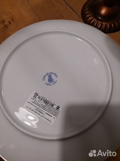 Набор фарфоровых тарелок Беларусь новый