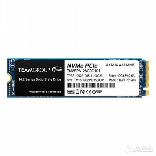 M.2 2280 128GB Team Group MP33 Client SSD PCIe Gen