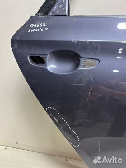 Дверь боковая задняя правая Hyundai Solaris 2