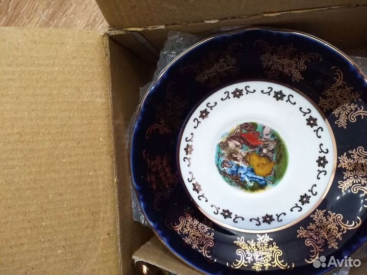 Чайный сервиз Мадонна Богемское стекло