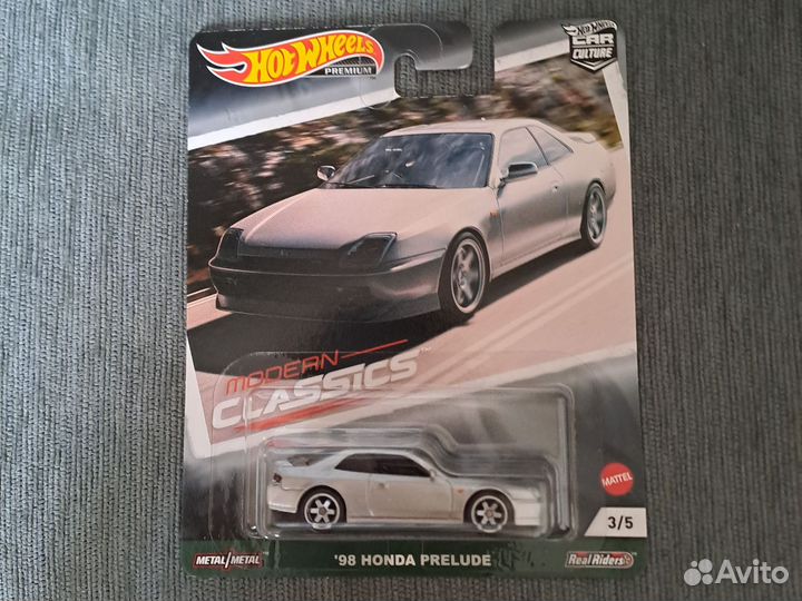 Hot Wheels Premium '98 Honda Prelude