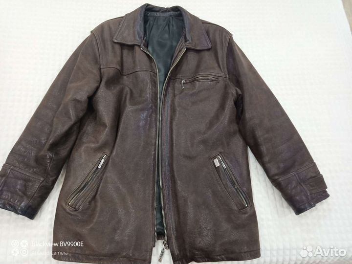 Кожаная куртка мужская