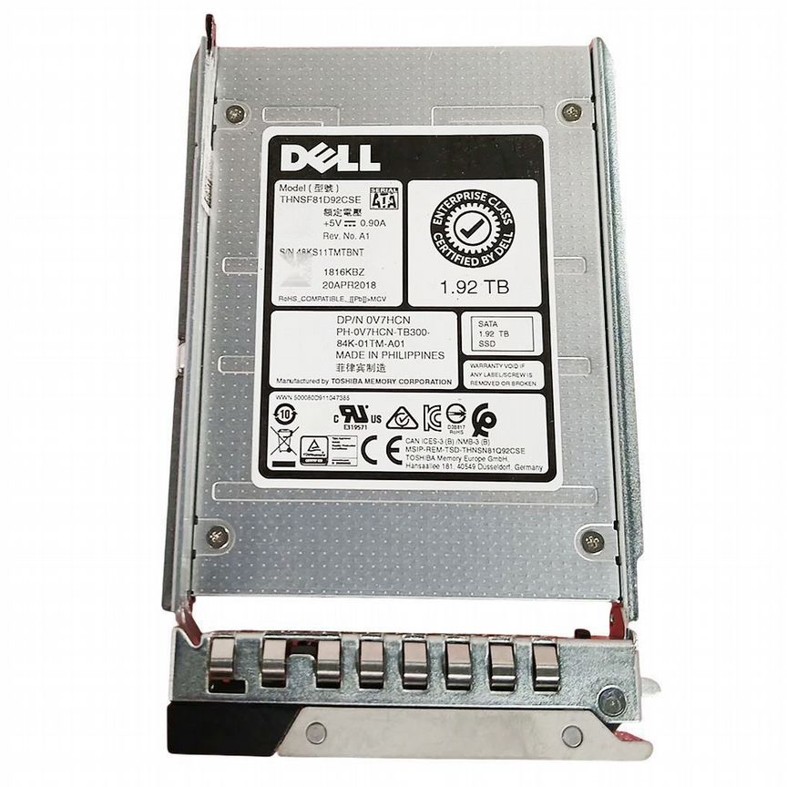 [V7HCN] Жесткий Диск Dell 1.92tb Sata3 2,5" Ssd V7hcn