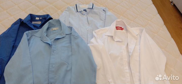 Рубашки для мальчика пакетом в школу 3-4 класс