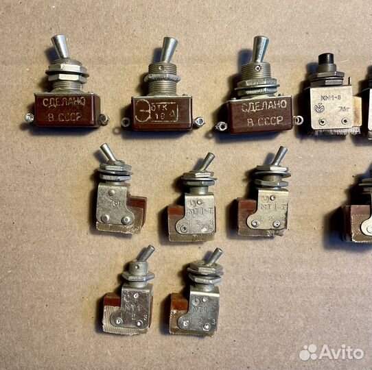 Тумблеры, конденсаторы СССР