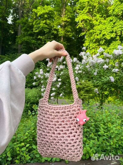 Cумка shopper вязаная