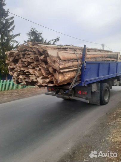 Горбыль 6м доставка 10куб.без срезки