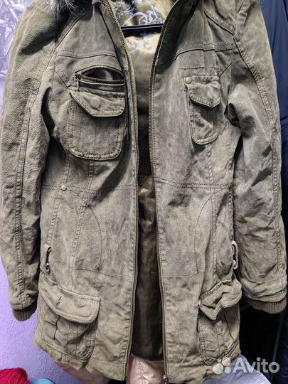 В коллекцию дублёнка типа замши