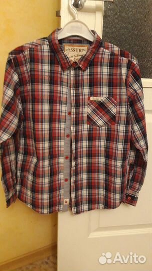 Рубашка для мальчика на 7-9 лет