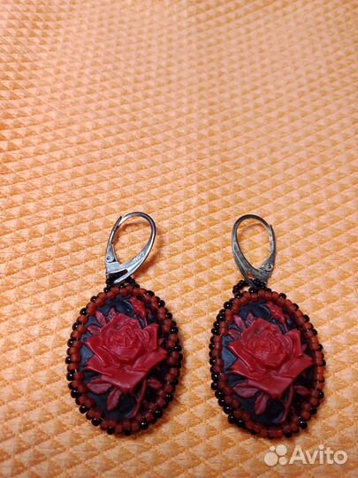 Набор из бисера и камеи