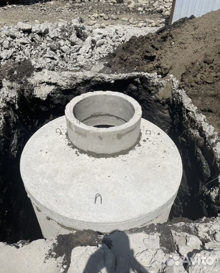 Септик под ключ, с гарантией, жби кольца