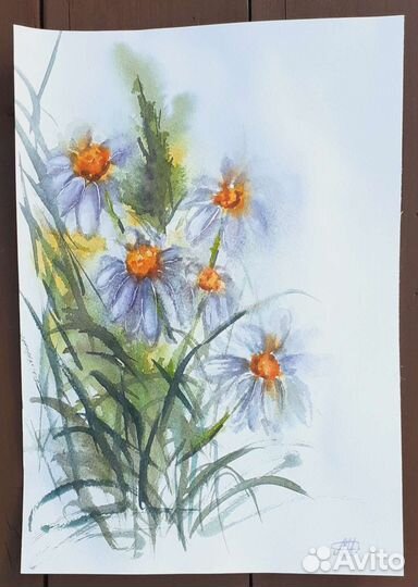 Картина акварелью: 
