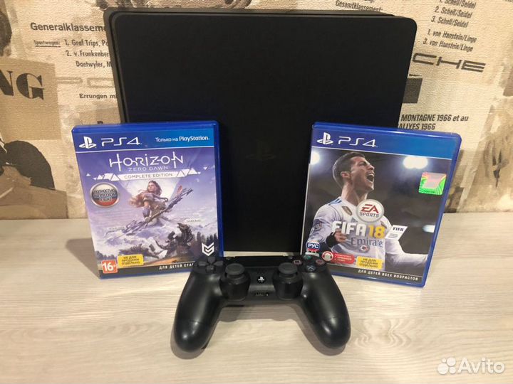 Ps4 Slim 2208B 1Tb + Fifa 18+HZD Komplete Trade-In