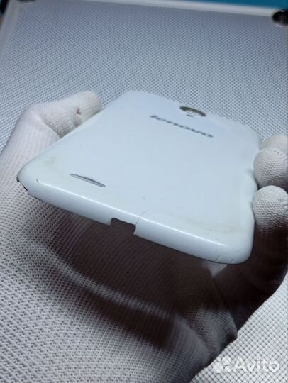 Lenovo A859. Задняя крышка. Белая. Оригинал