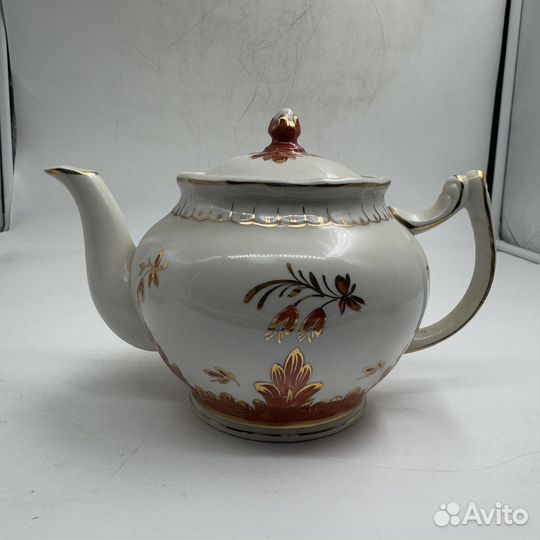 Фарфоровый чайный сервиз Вербилки Барбарис