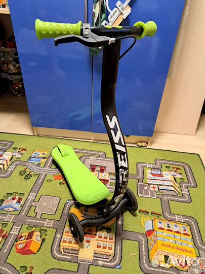 Самокат детский трехколесный бу