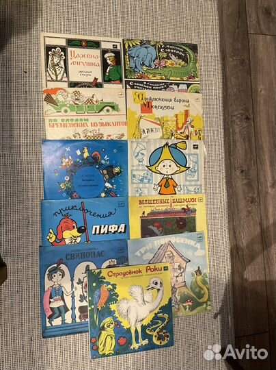 Грампластинки СССР детские сказки