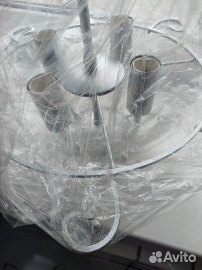 Новая люстра с фужерами