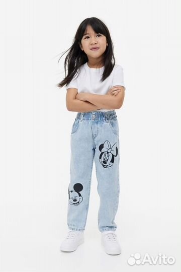 Джинсы Minnie H&M 134 140