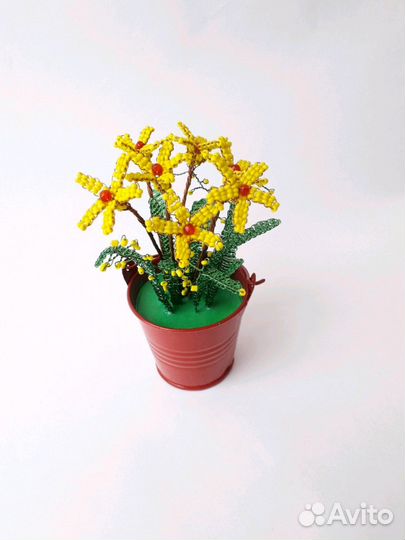 Деревья из бисера