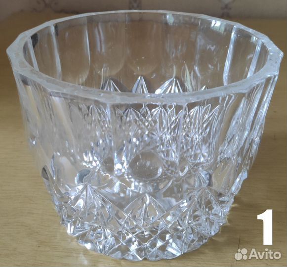 Хрусталь вазы, салатники, фужеры