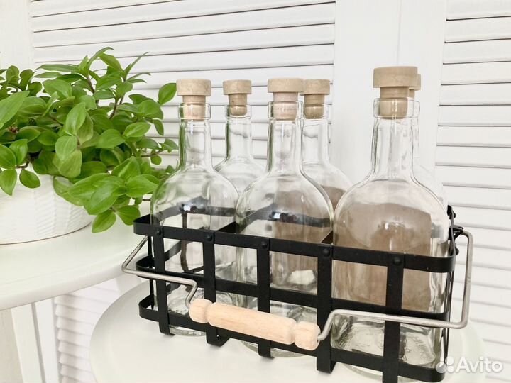 Бутылки стекло 0.5 с пробкой