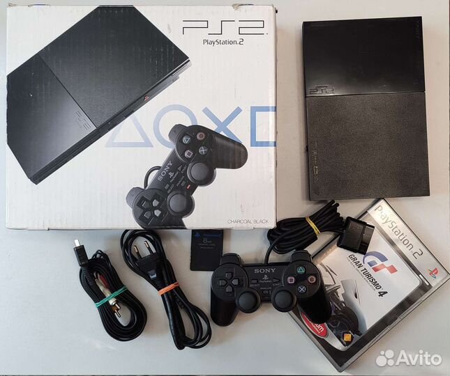 Sony PlayStation 2 PS2 slim scph-90008 в коробке