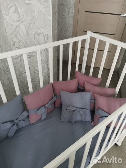 Бортики в детскую кроватку