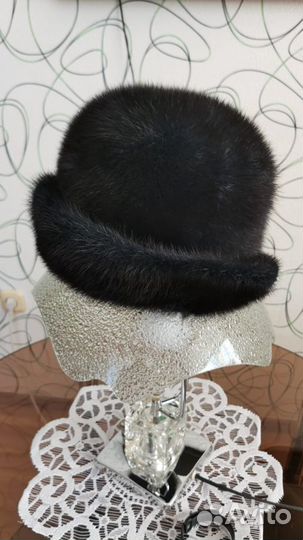 Шапка норковая женская
